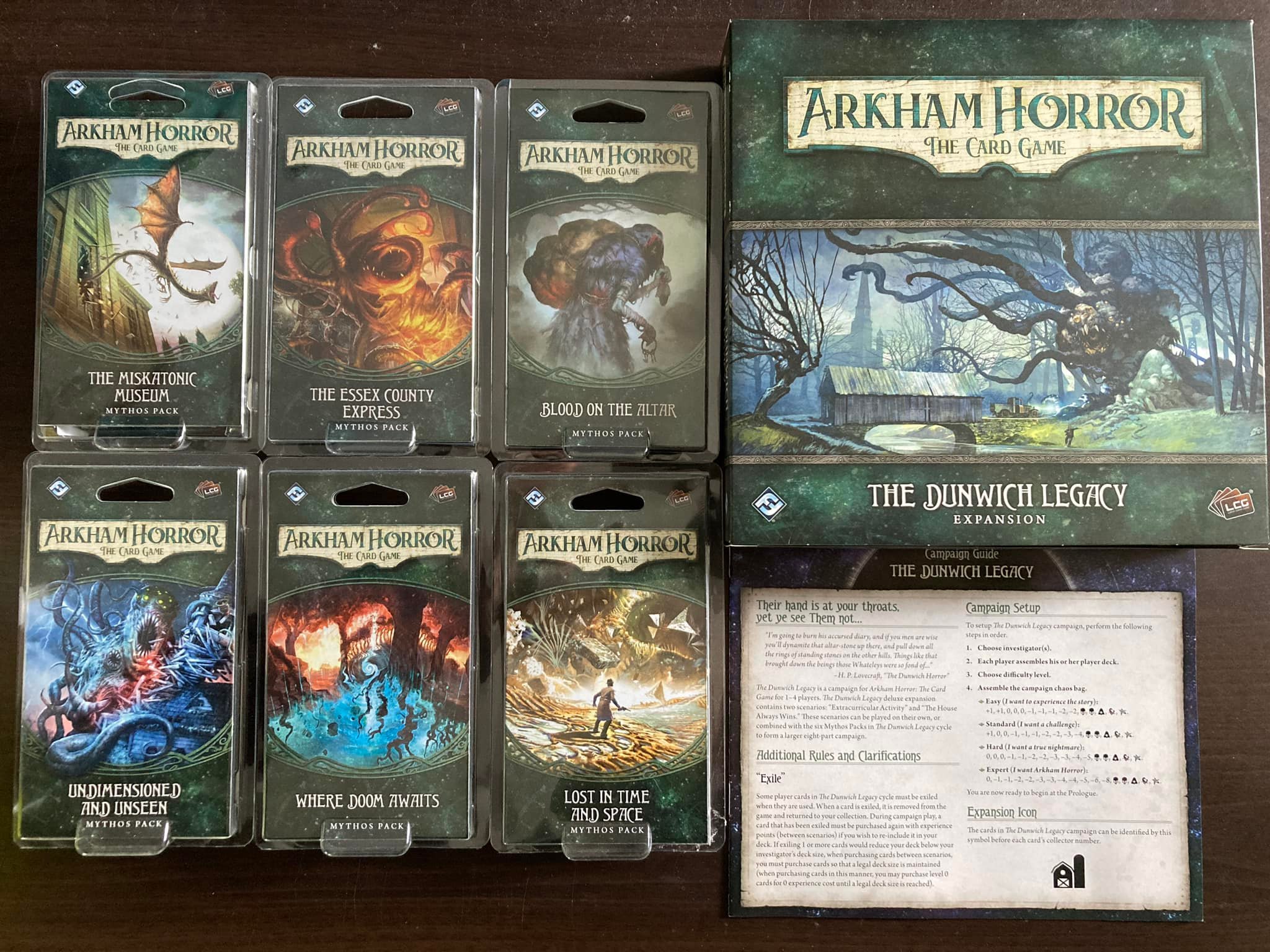 arkham horror card game dunwich legacy mythos packs LCG: The Miskatonic Museum Pack Expansion The best prices today for