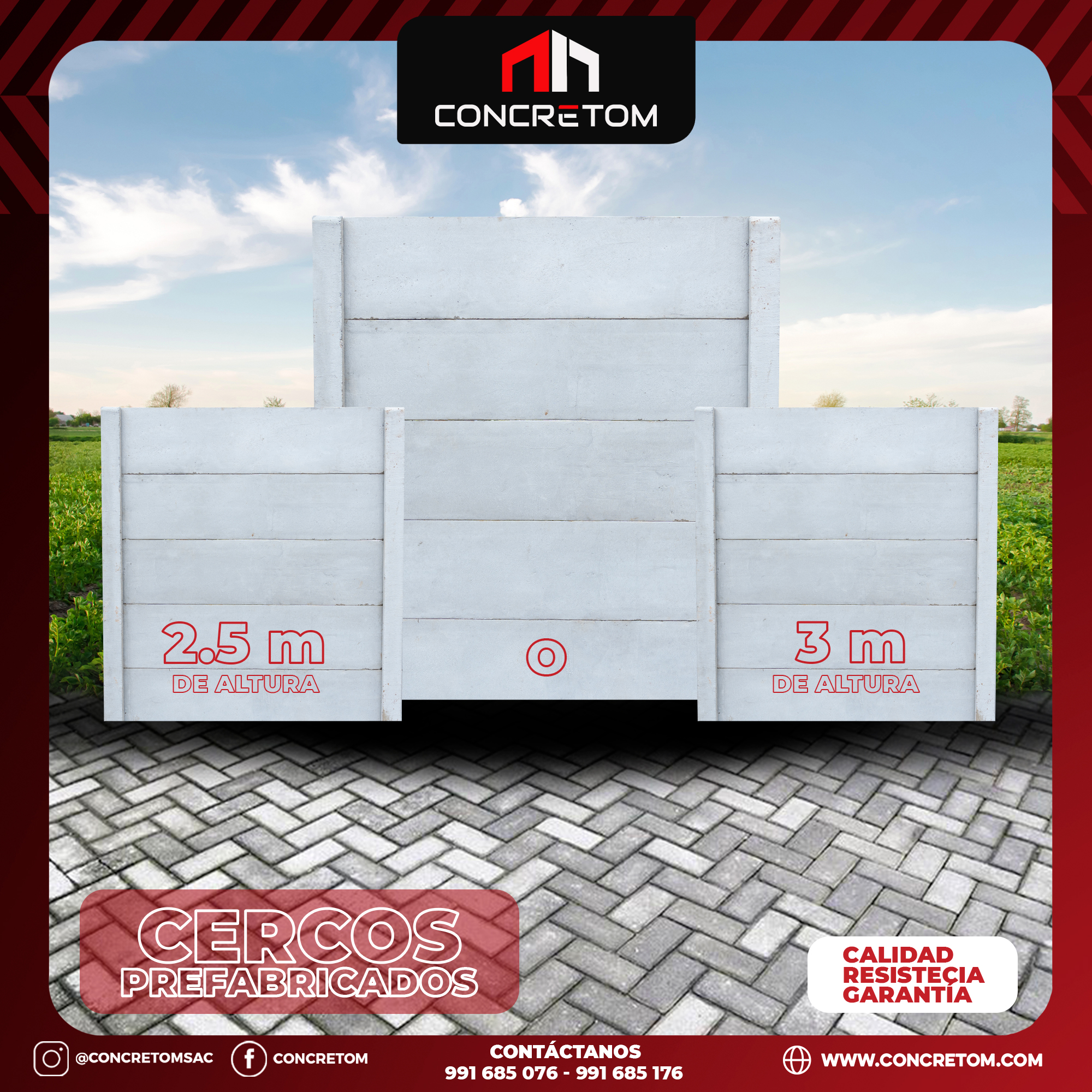 Concretom - ¡Descubre las ventajas de adquirir nuestros cercos ...