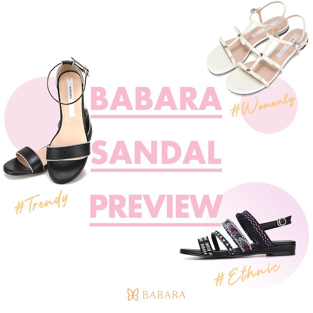 BABARA_flat - . SANDAL PREVIEW 햇빛이 뜨거워지고 여름이 바로 올 것 같은... | Facebook