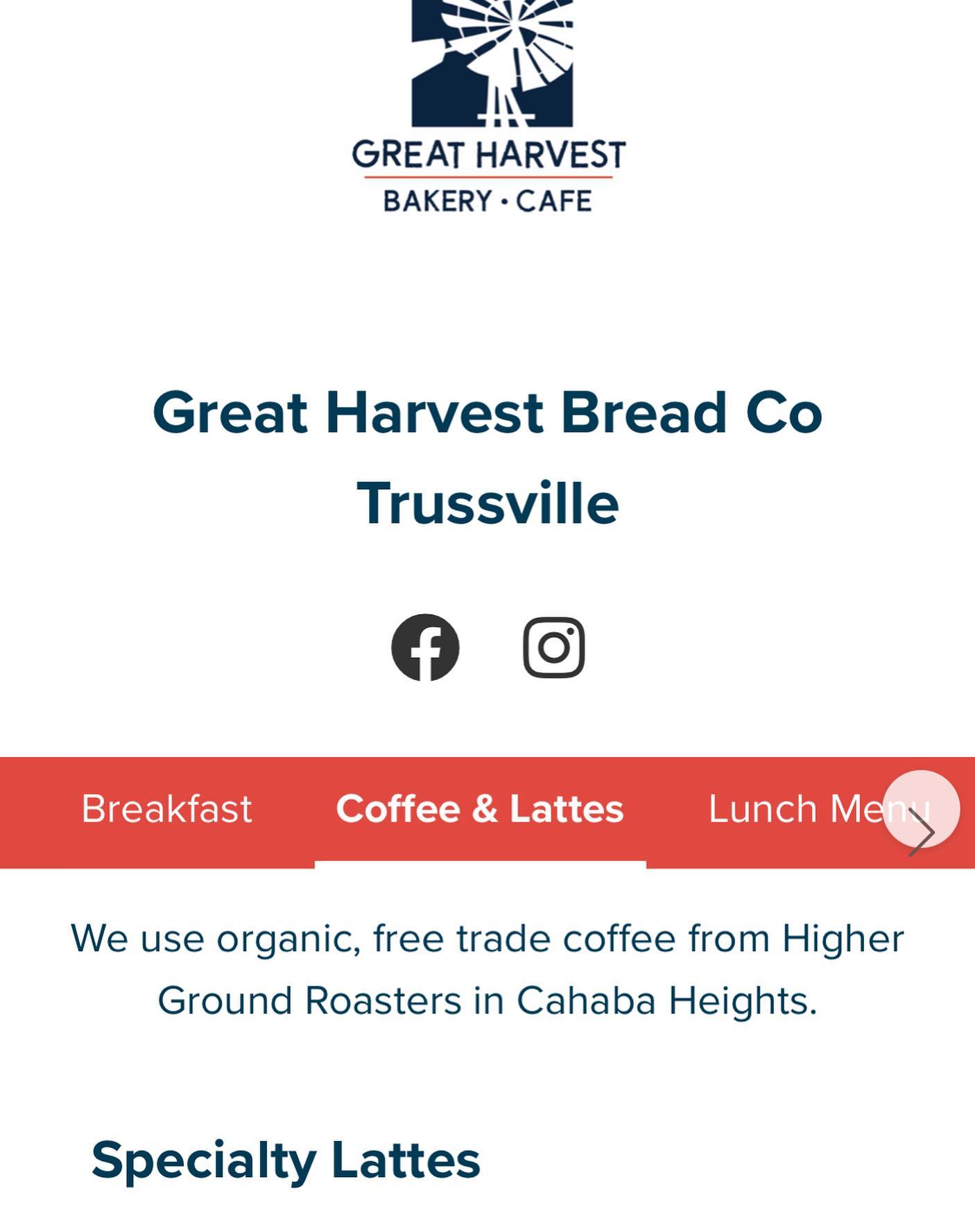 New menus, new items, new... - Archived GH Trussville Page
