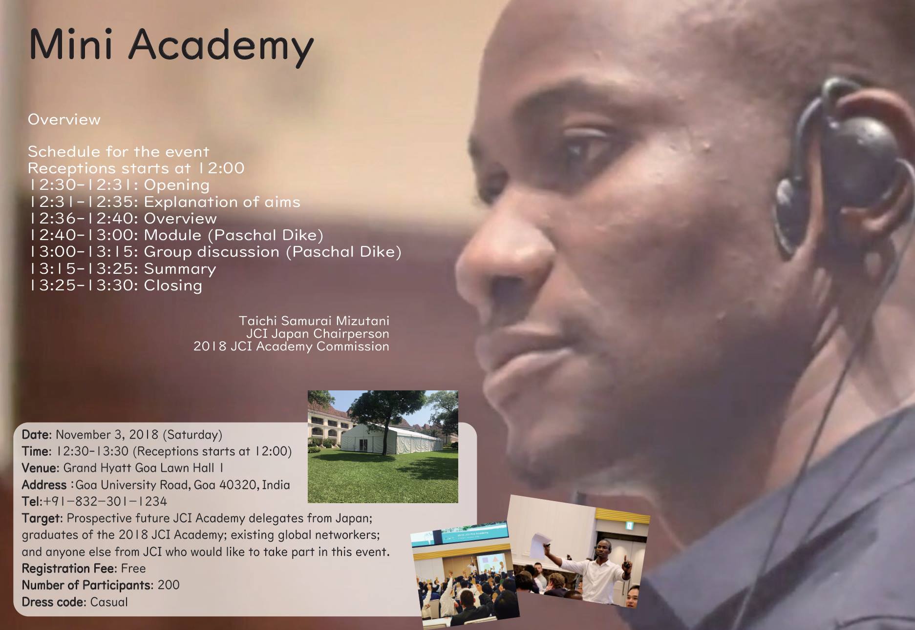 世界会議インド ゴア大会 ミニアカデミーのご案内 2018 Jci Academy In Himeji Facebook