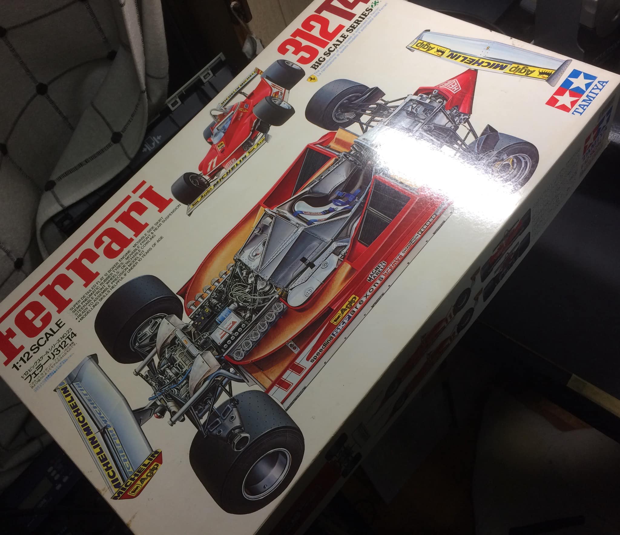 Tamiya 1/12 Ferrari 312T4 model kit review