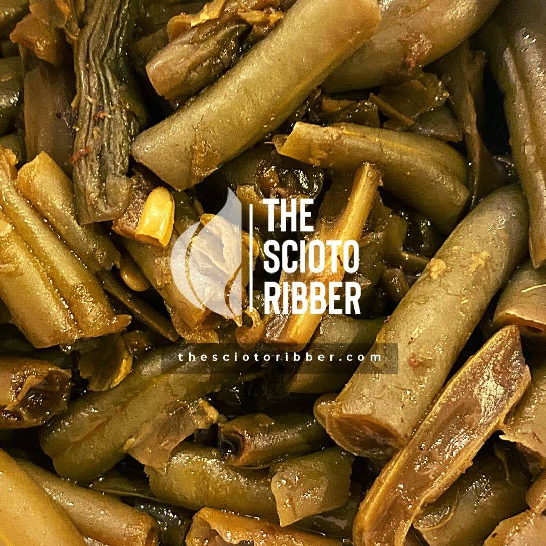 The Scioto - Ribber Green Beans...so juicy + packed full of flavor ...