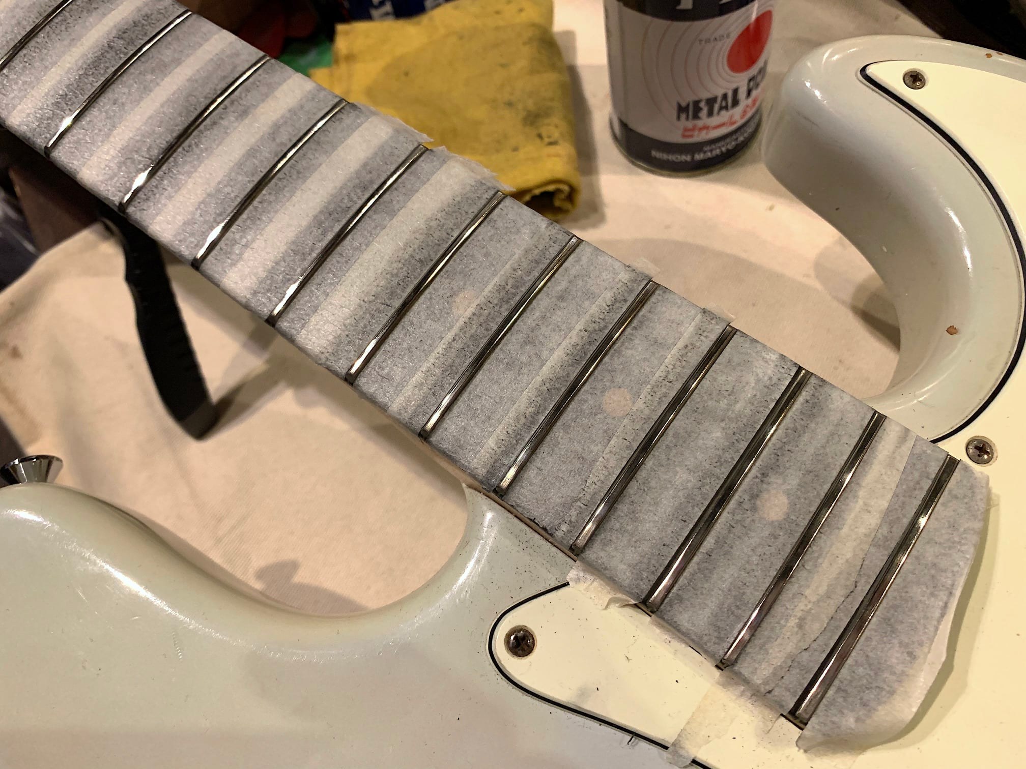 SLIP!! Jazz Bass Type Custom Oeder Model USED w/Madagascar 