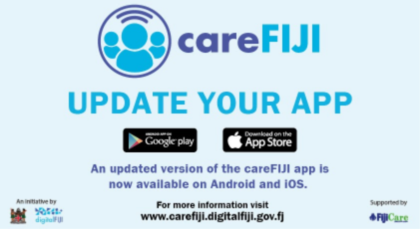 Fiji Government - An updated version of the #careFIJI app...