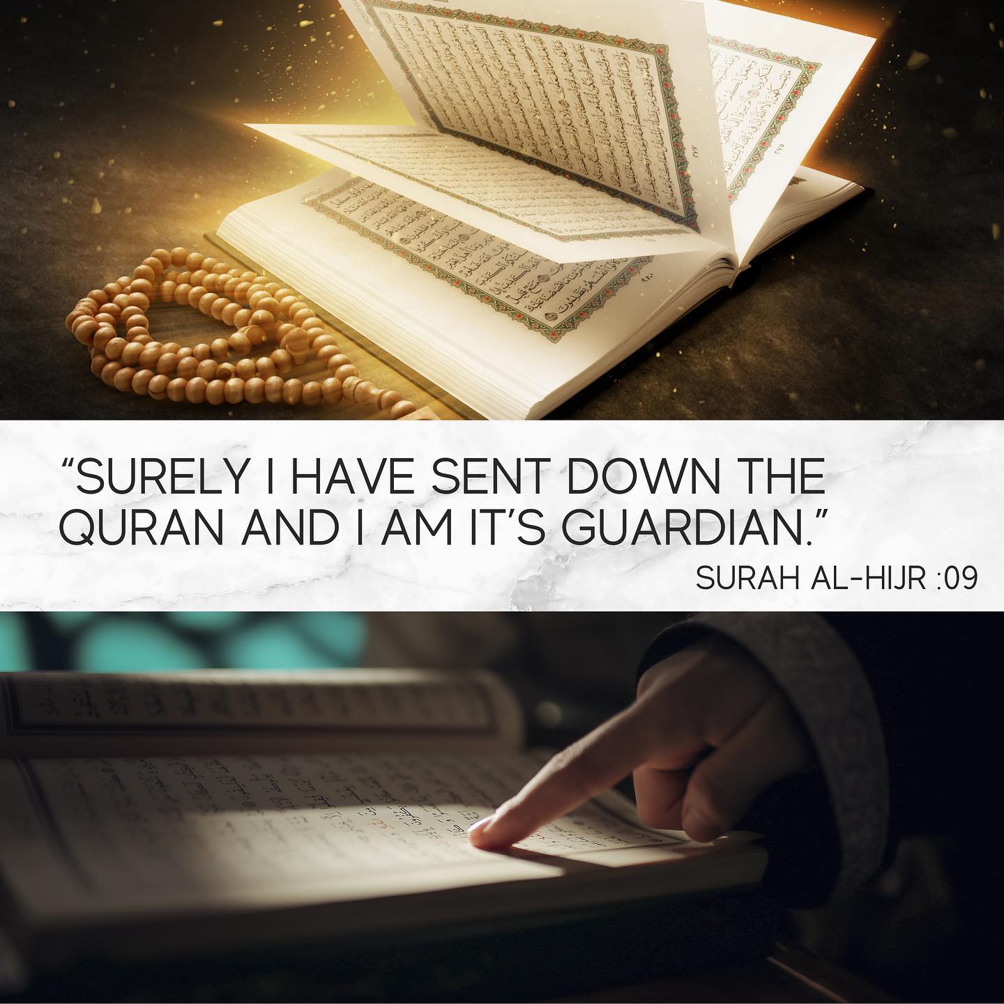 We Teach Quran - “Surely i have sent down the quran and i...