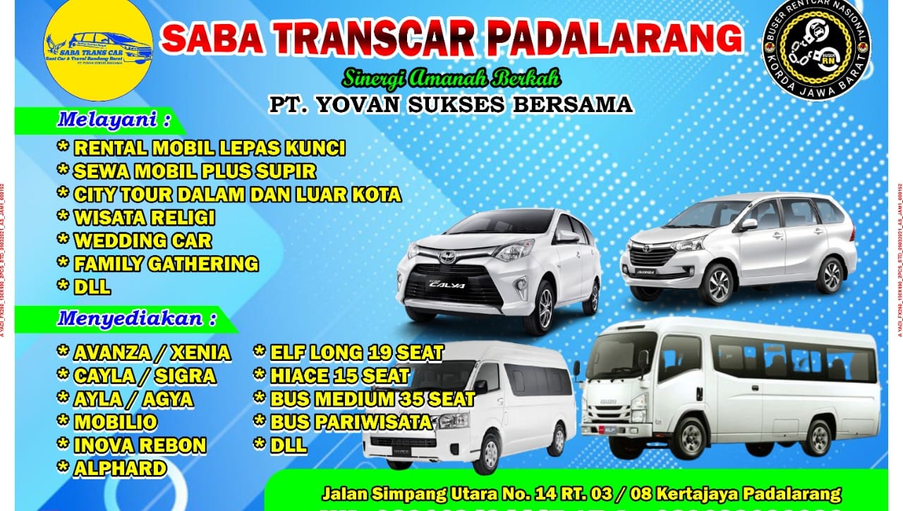 Rental Mobil Saba Transcar Bandung