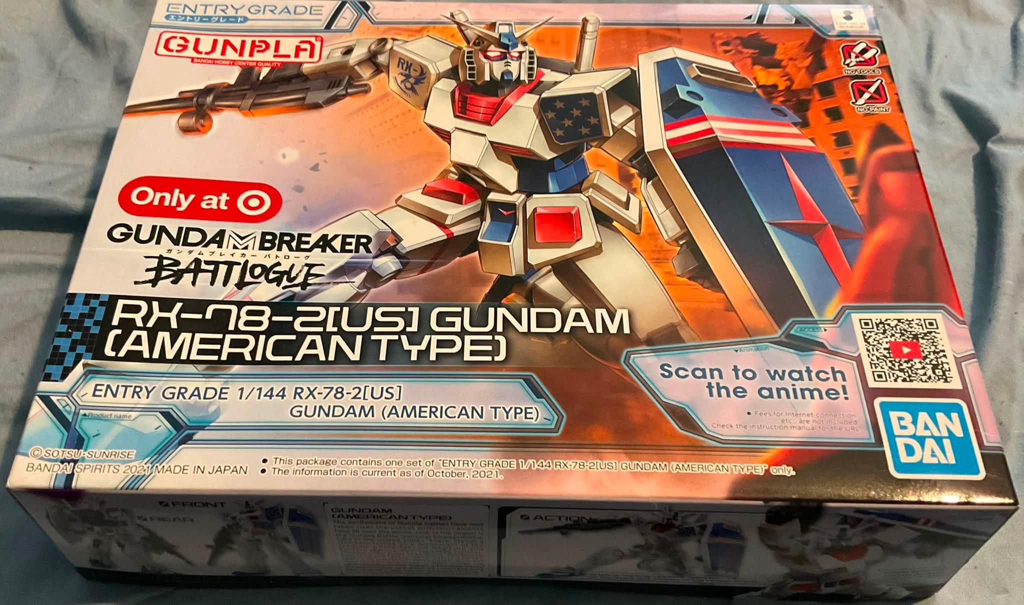 Modified American Gundam model from Target