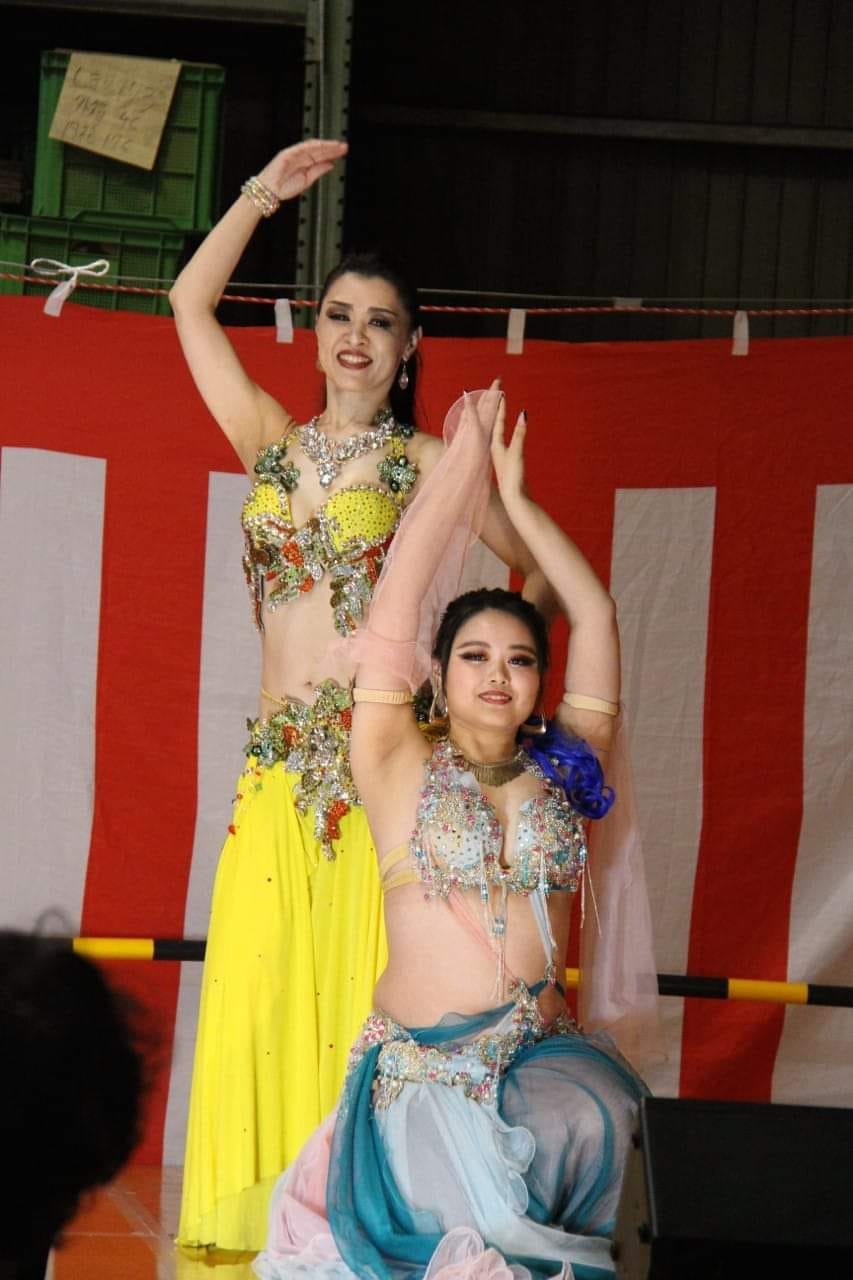 mina様 ゴールドのネックレス＆イヤリング 社交ダンス ベリーダンス 大人げ