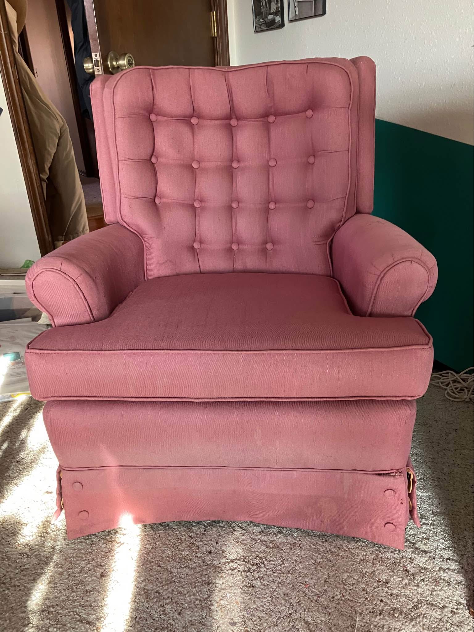 Two Rocking/Swivel chairs, cloth, mauve. - Chairs - Bella Vista ...