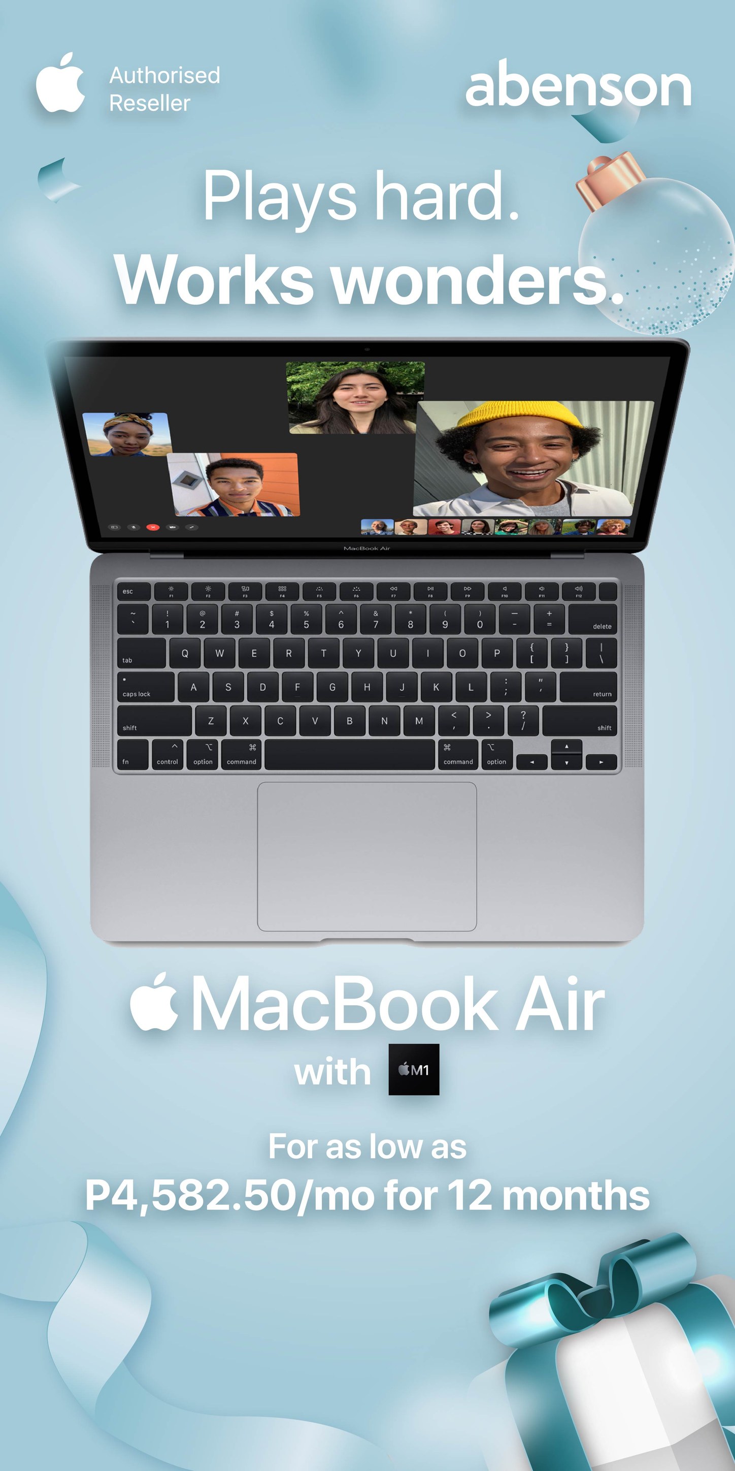 The Macbook Air M1 has more than enough power for all your tasks 