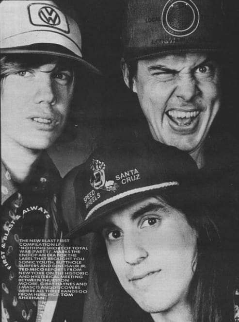 SONIC YOUTH's Thurston Moore, Gibby Haynes of the BUTTHOLE SURFERS