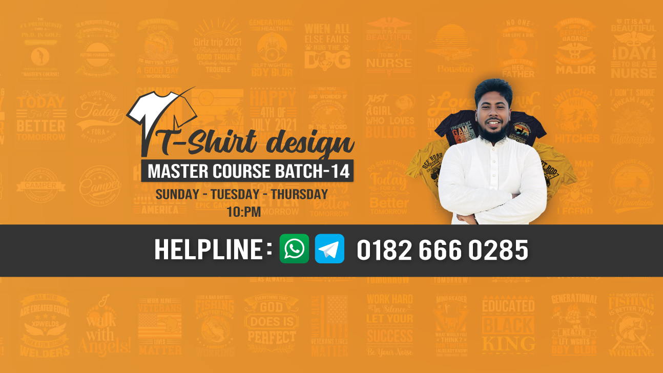 T-shirt design master course batch-14 | Facebook