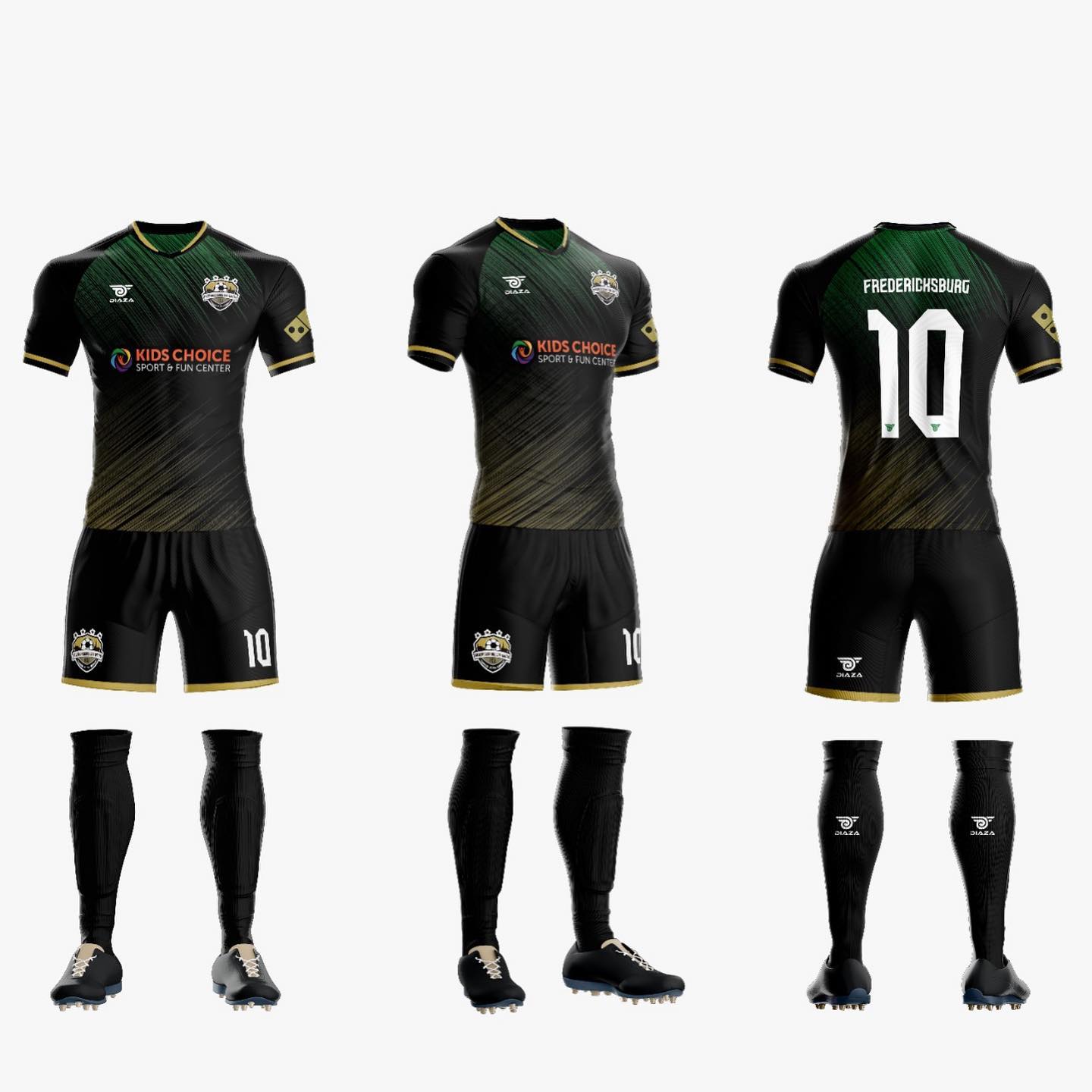 New team uniforms... FCU Fredericksburg City United