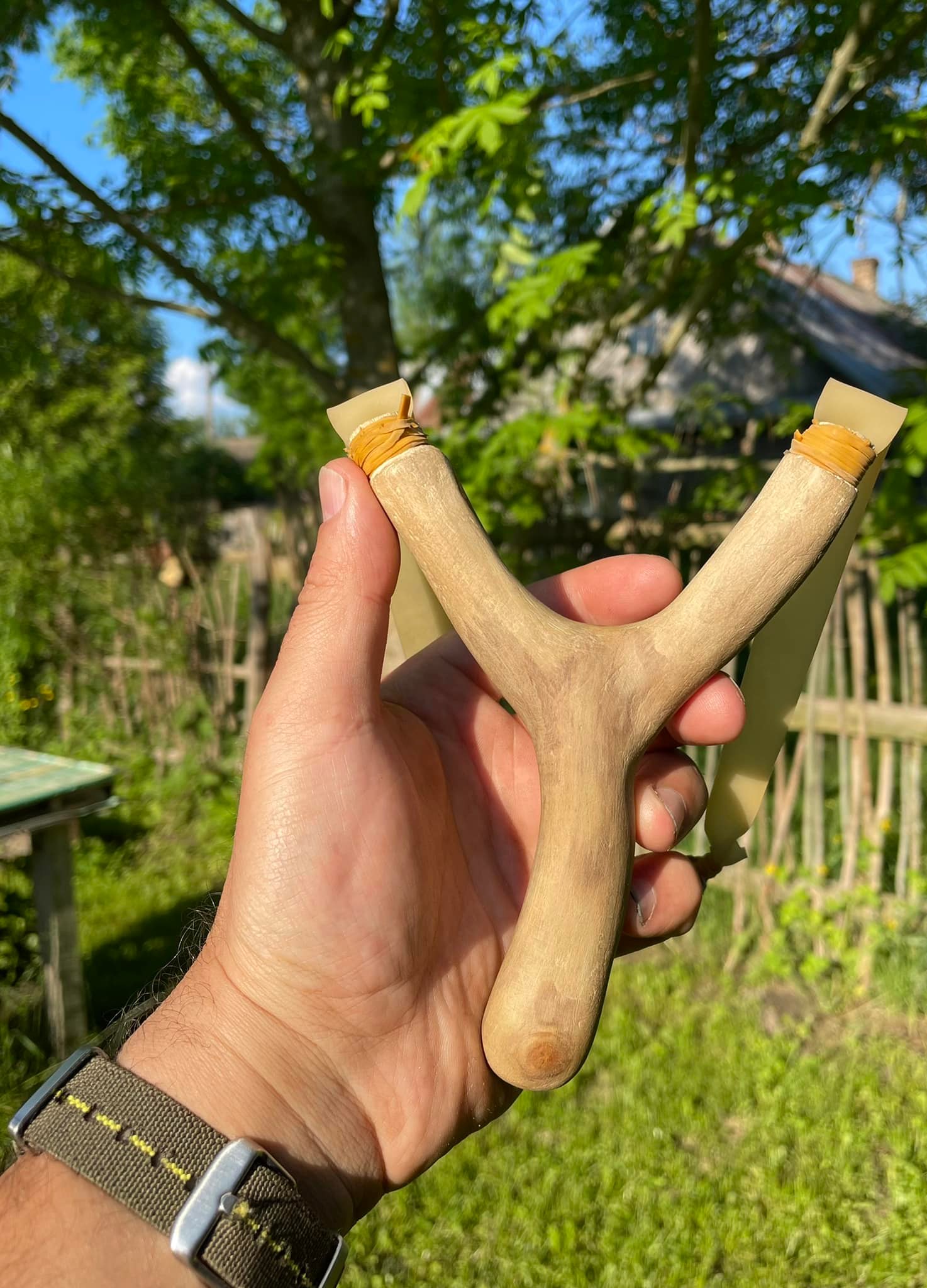 Procmistrz Gminny - proca, slingshot, Schleuder, рогатка