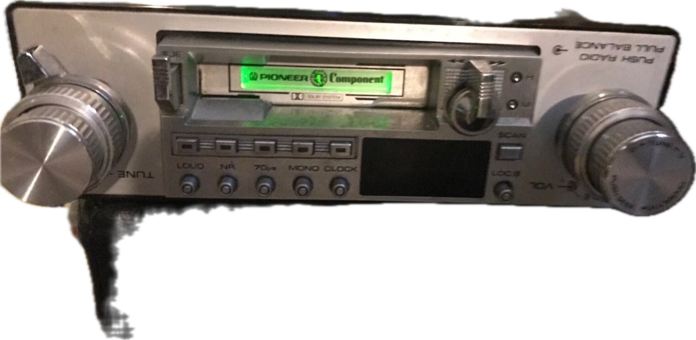 Pioneer Supertuner dual shaft stereo knobs and fader/balance for