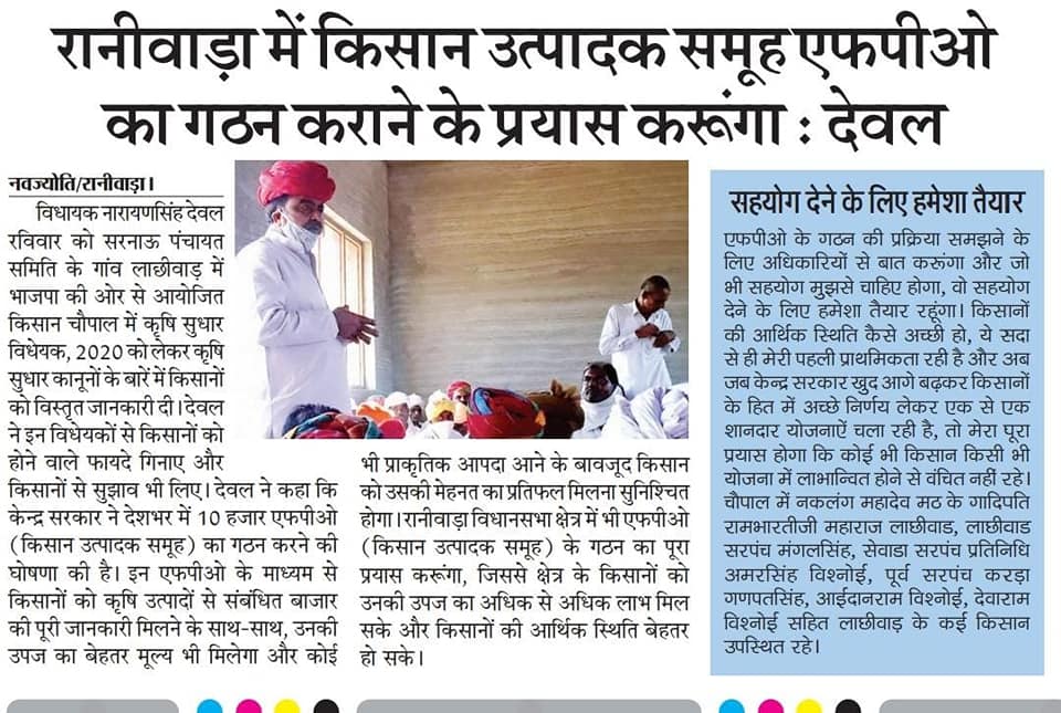 BJP Raniwara