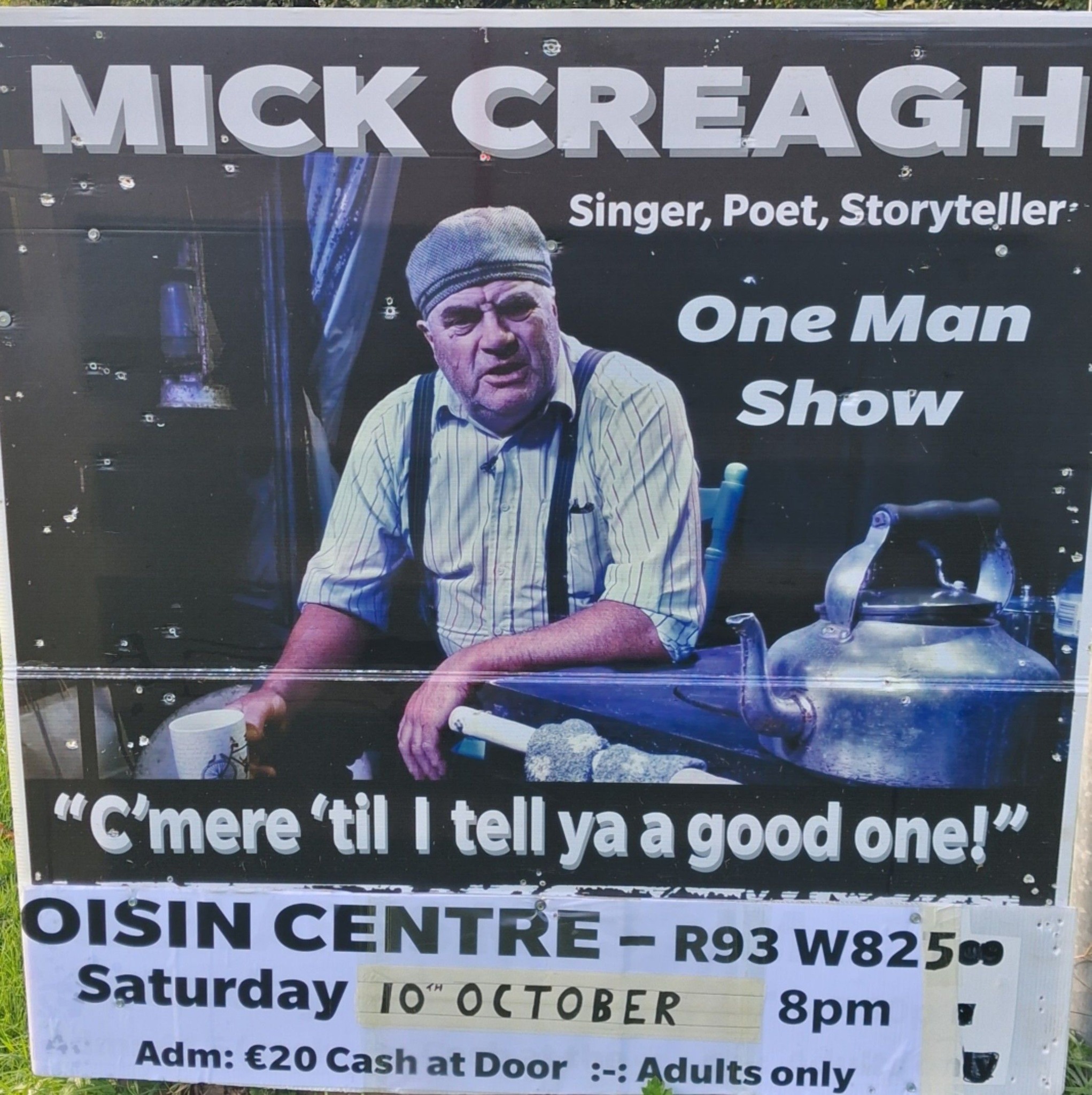 When I started planning my one man show a year ago I wondered what I ...