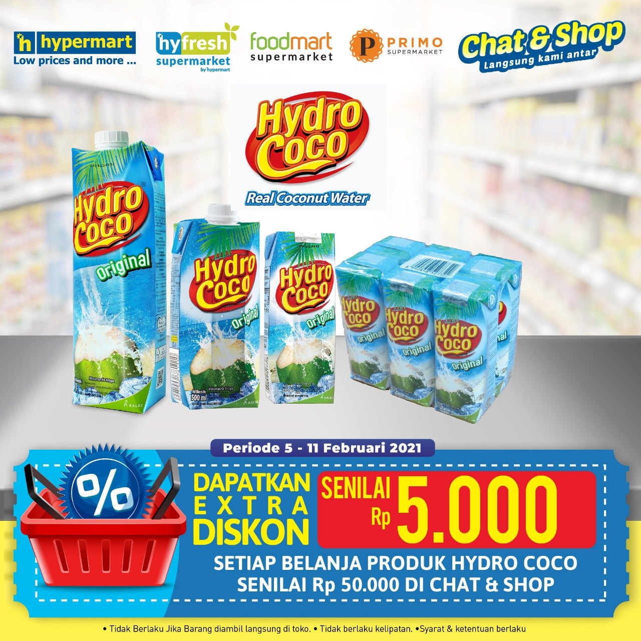 Hypermart - Promo Mingguan Chat & Shop datang lagi nih,... | Facebook