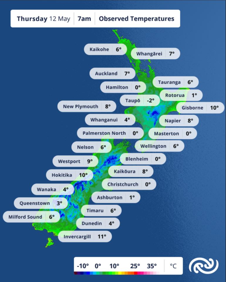 MetService - Winter is coming 🥶 This morning is the coldest so far this ...