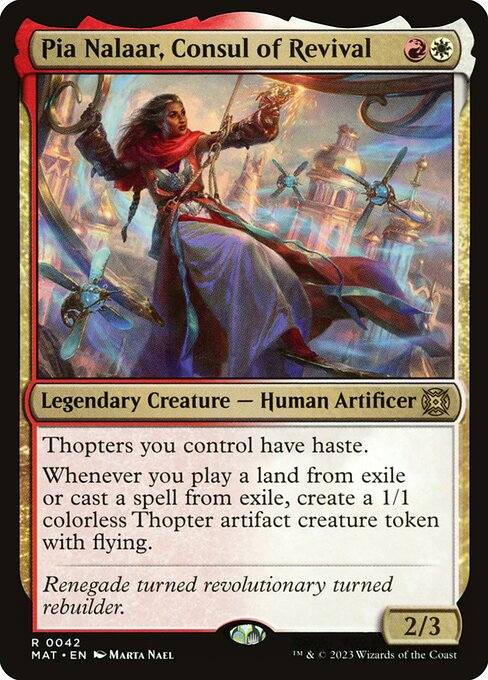thopter deck mtg commander Sai, Master Thopterist March of the Machine Commander (MOC) #386 Illustrated by Svetlin Velinov Magic Thopter (0009) // Treasure Double-Sided