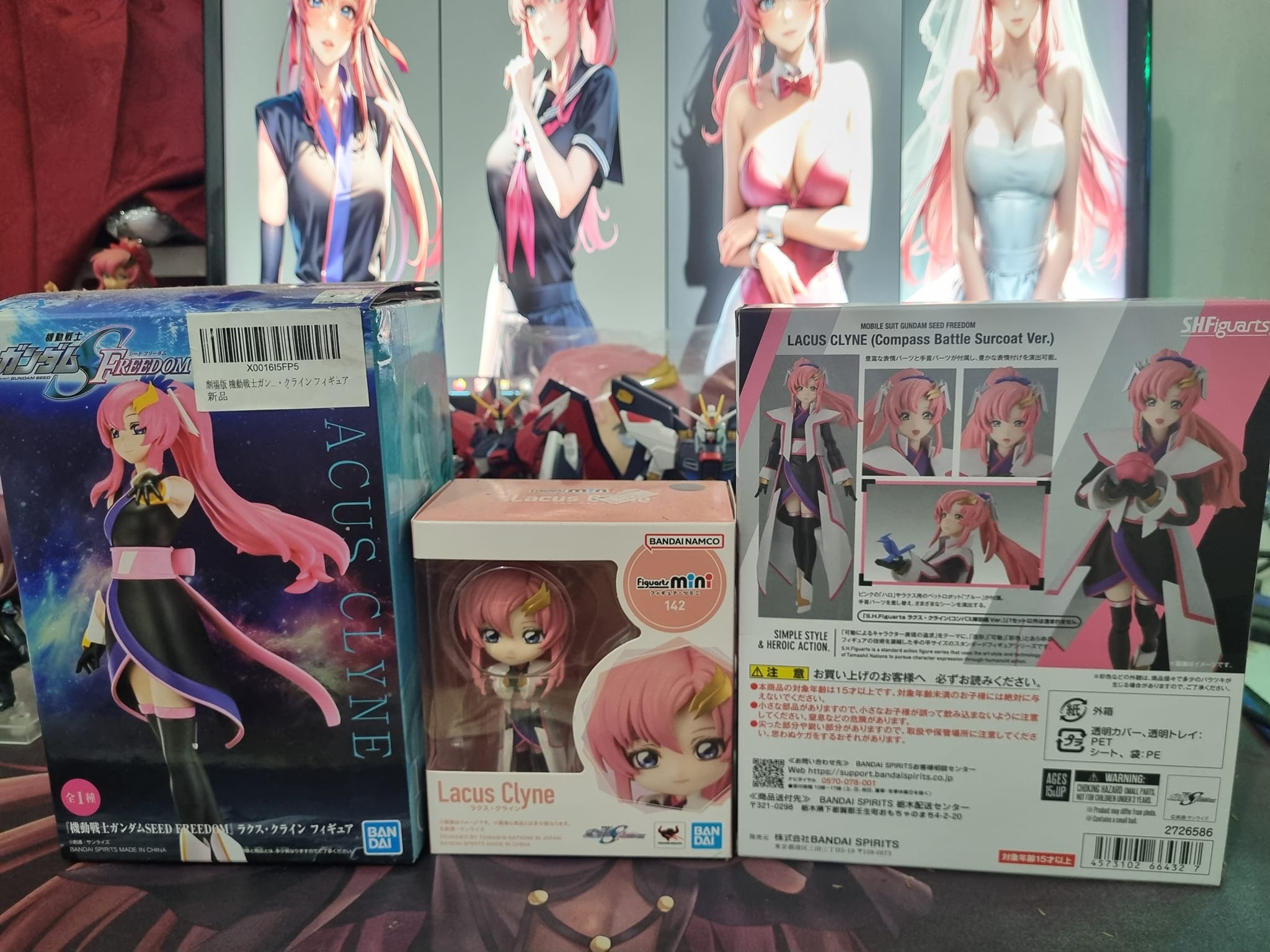 Finally my queen shf lacus come ? Waiting pilot suit & figma 
