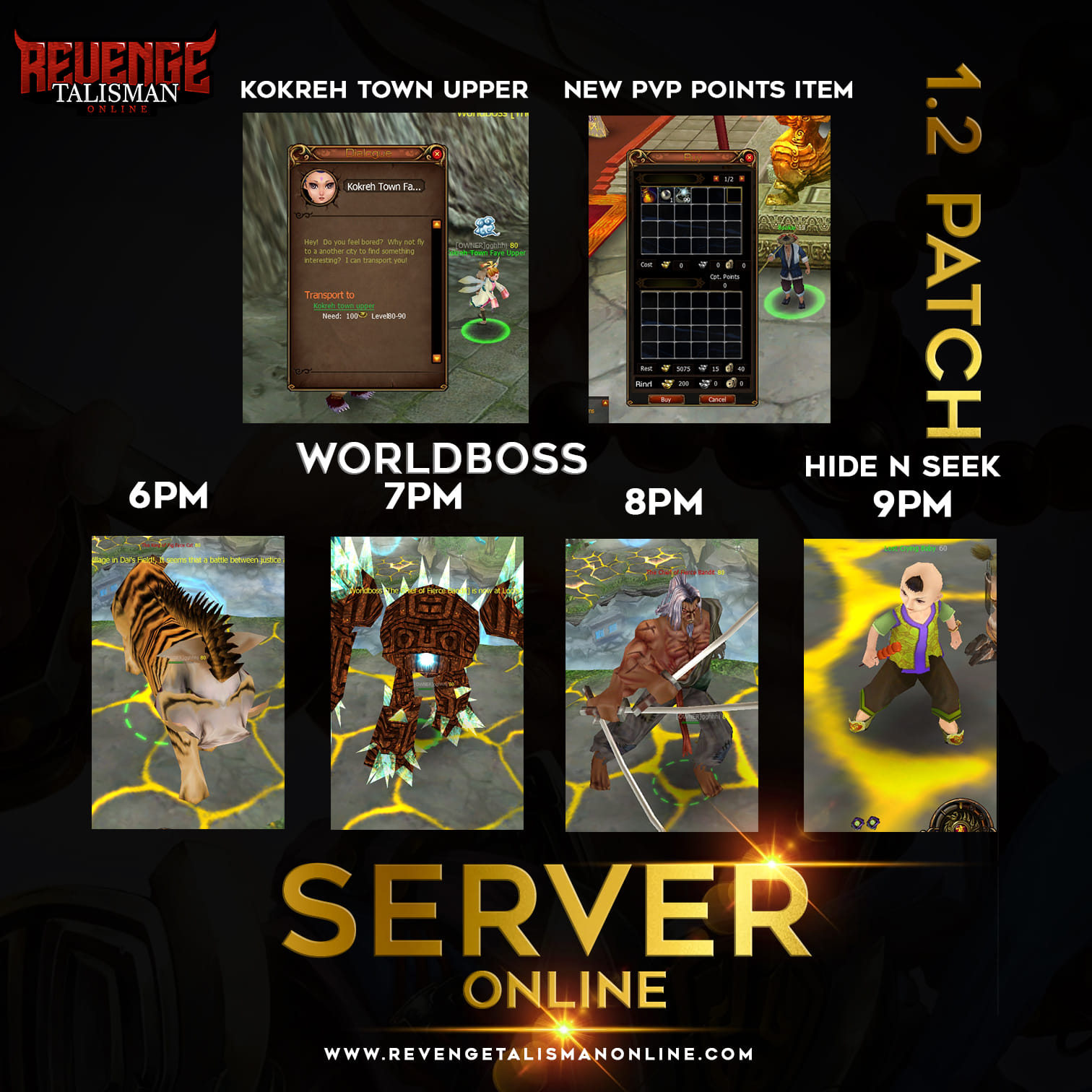 Revenge - Hello players, The server is now online, and here's our ...