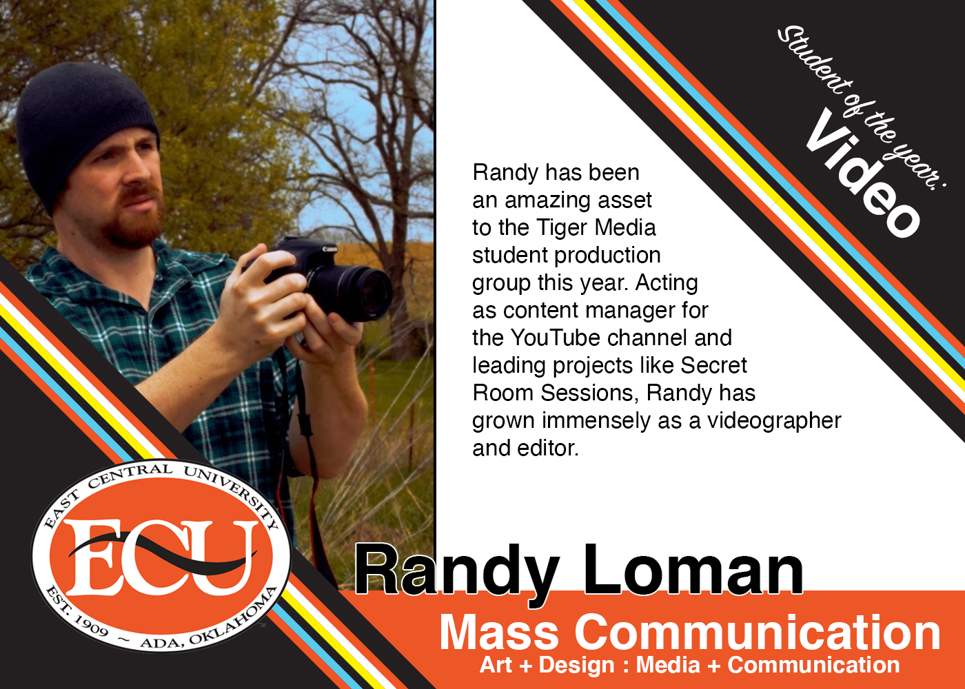 Congratulations Randy for being... - ECU Mass Comm Program