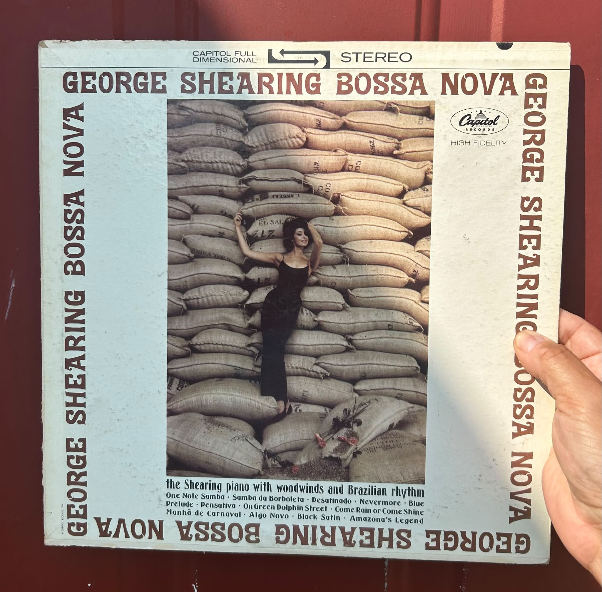 1963 1SAL 92 BIMENSIONAL STEREO GEORGE SHEARING BOSSA NOVA NOVA