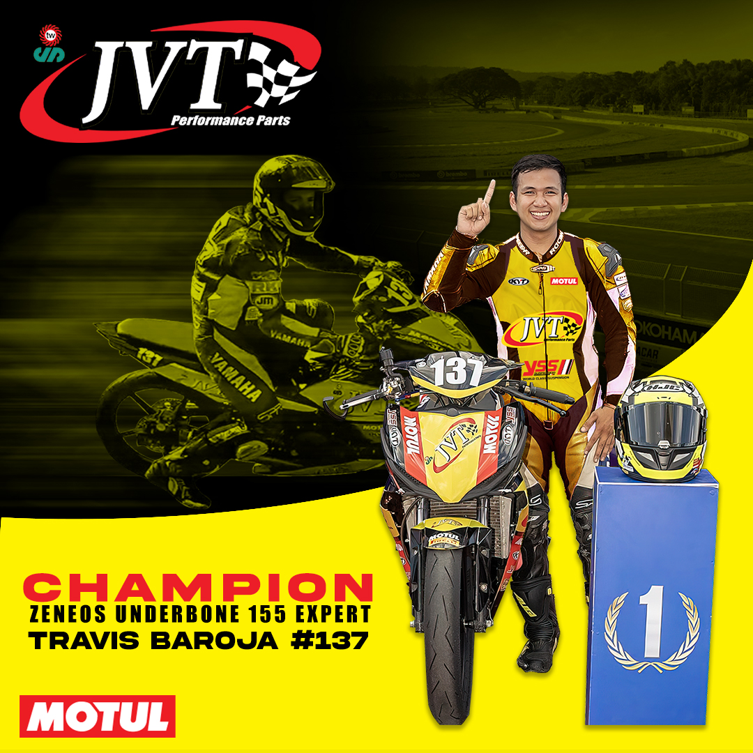 JVT - Congratulations to Mr. Travis Baroja and JVT Racing Team for ...