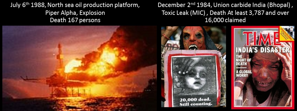 The safety - Piper alpha disaster 1988 และ Bhopal disaster 1984 คือ 2 ...