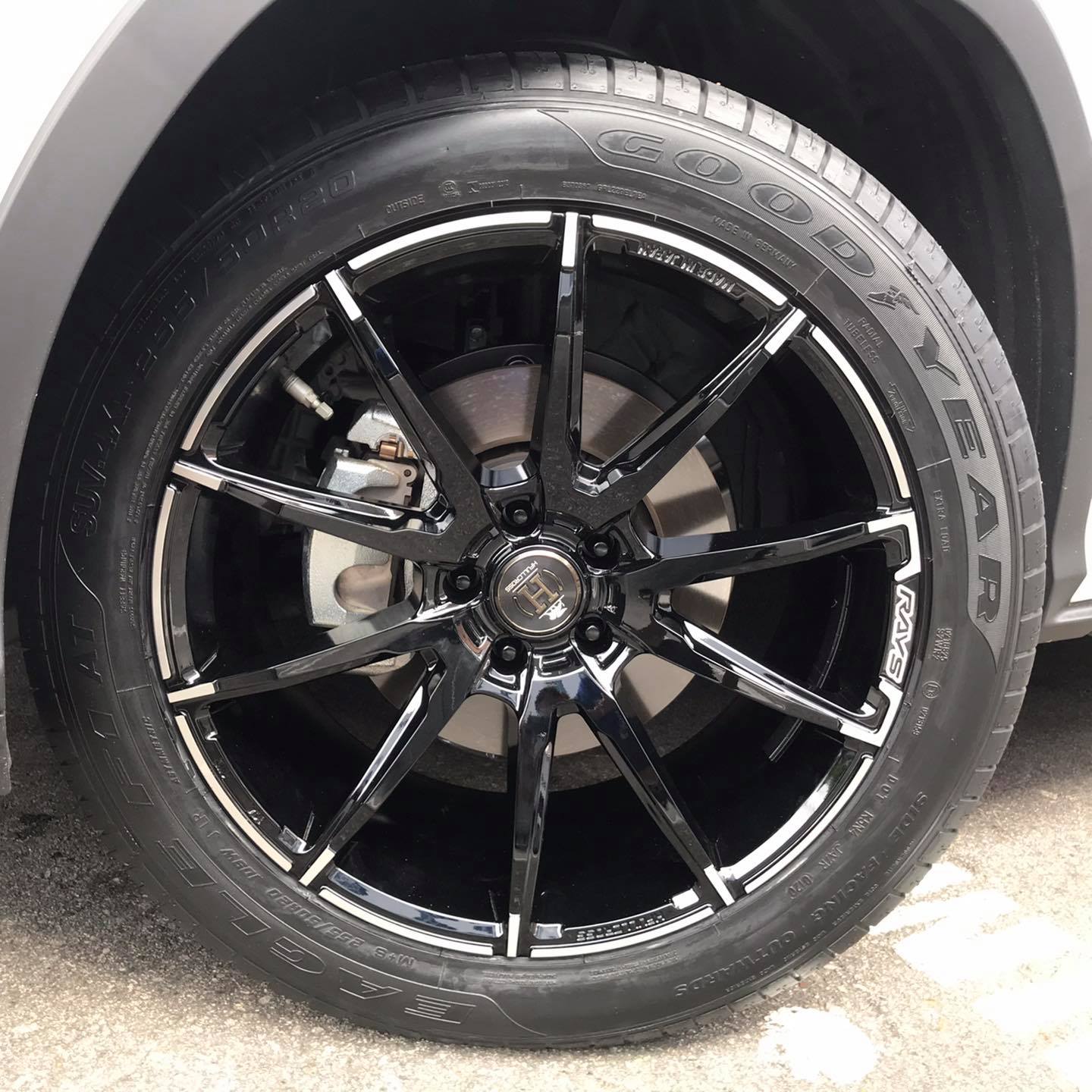 RAYS HFULL CROSS ES105 20in GoodYear Eagle F1 20in LEXLIS RX300