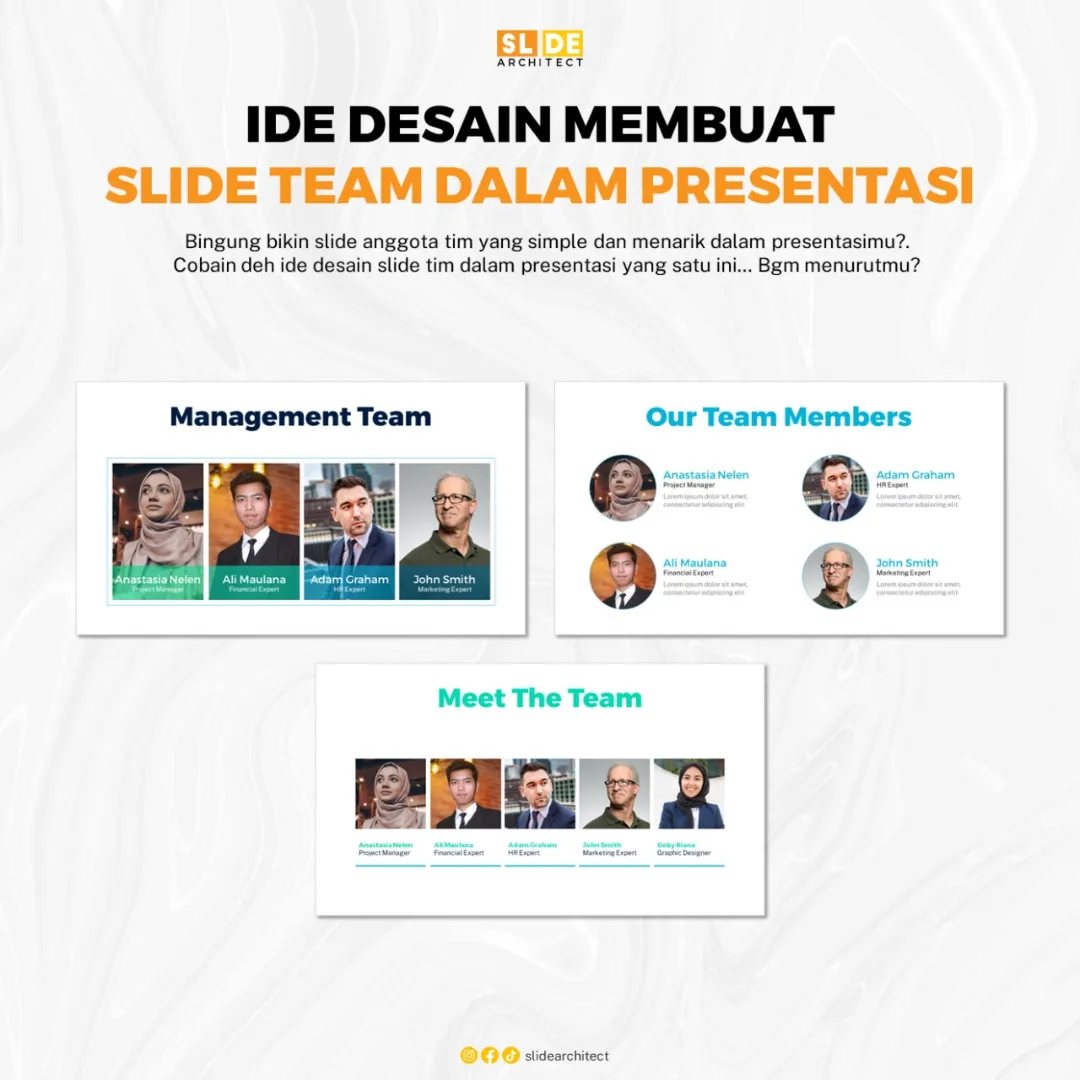 Slide Architect - *IDE DESAIN MEMBUAT* *SLIDE TIM DALAM...