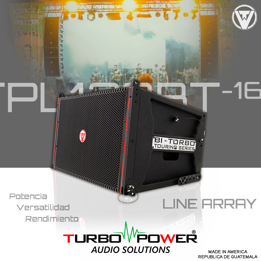 Turbo - Sistema Line Array TPL123BT-16 pasivo, tres vias full range ...