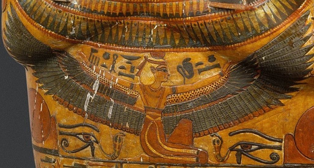 images of the Goddess Nut represented winged: -the Goddess Nut kneeling ...