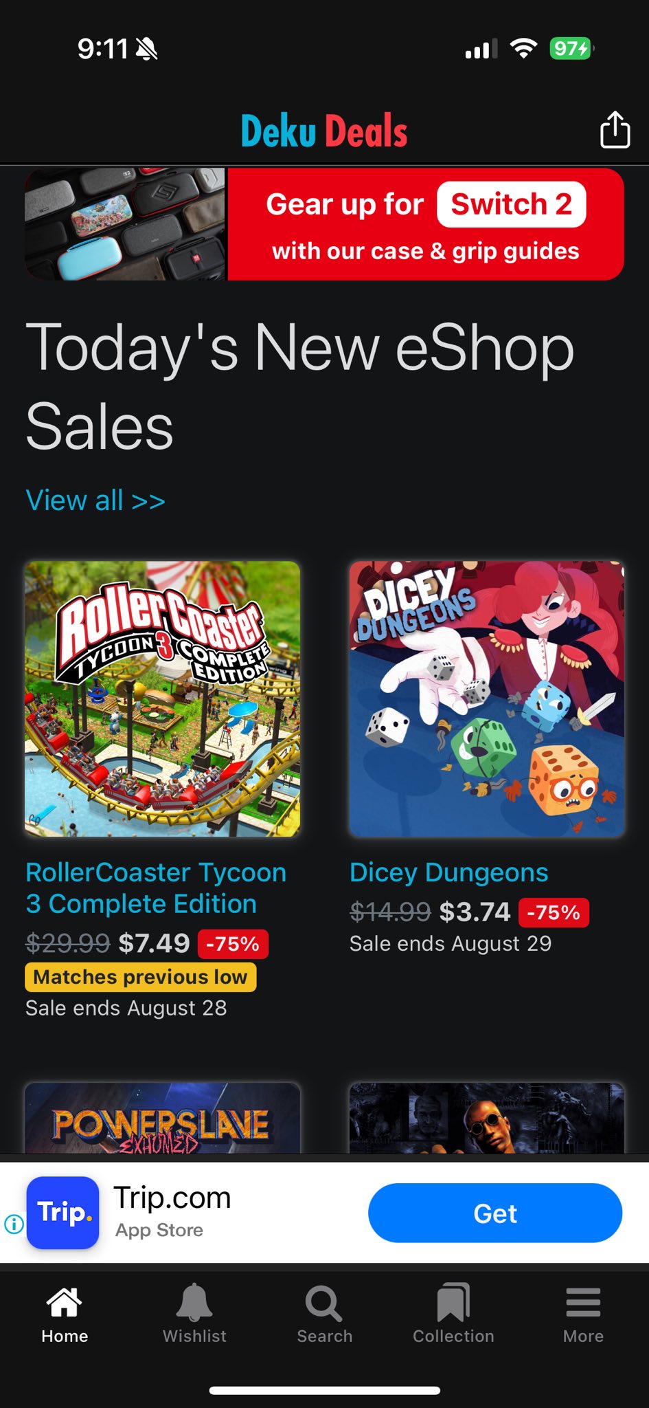 Deku Deals and NT Deals apps for game discounts