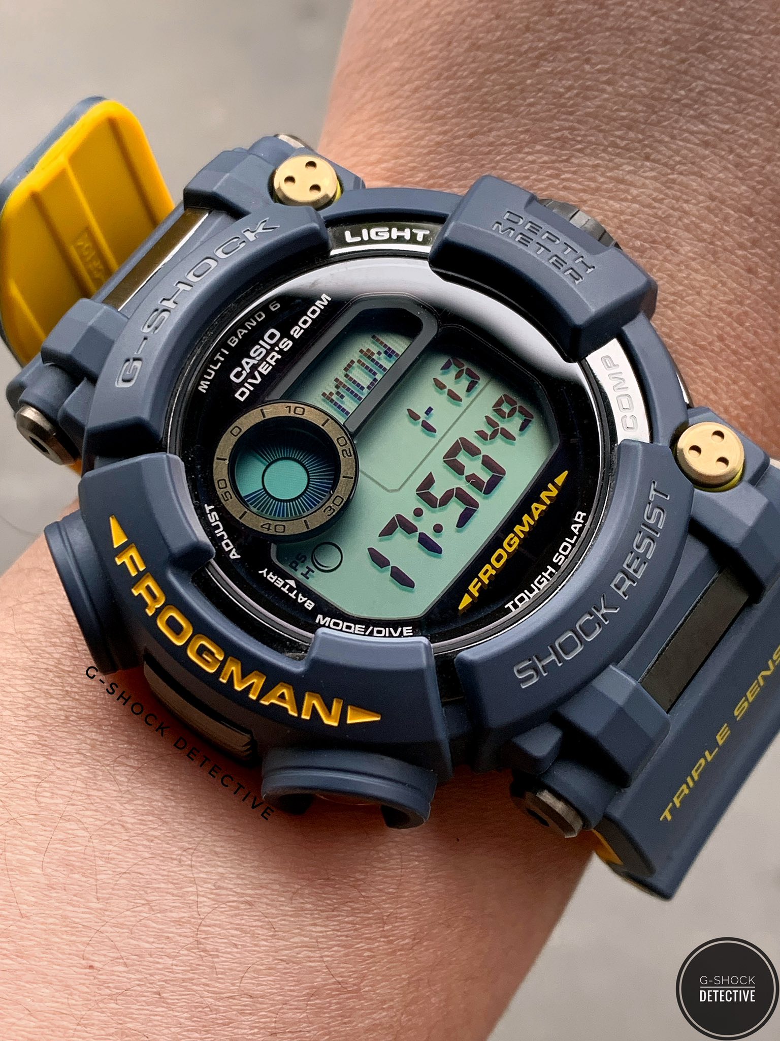 G-Shock FROGMAN GWF-D1000NV-2 navy blue watch for sale