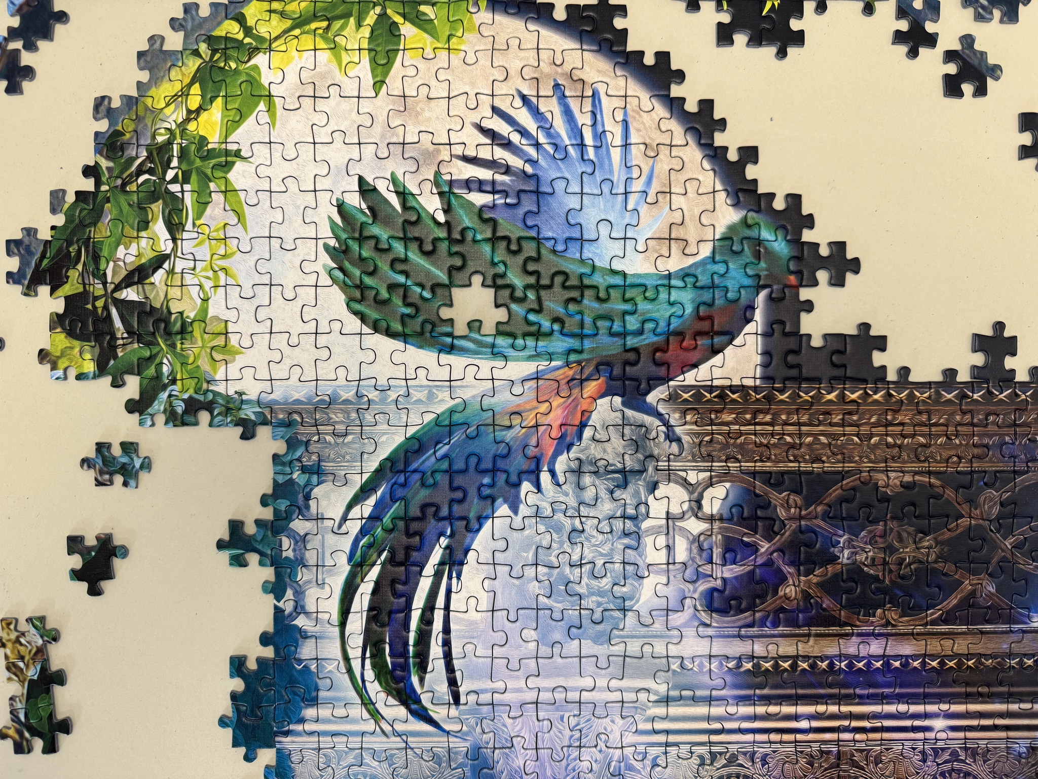Building Clementoni's 13,200 piece Visionaria jigsaw puzzle