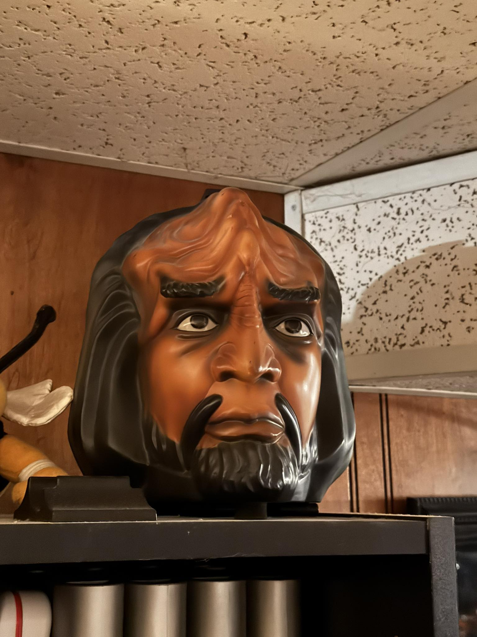 1993 Star Trek Klingon Worf lunch box and case