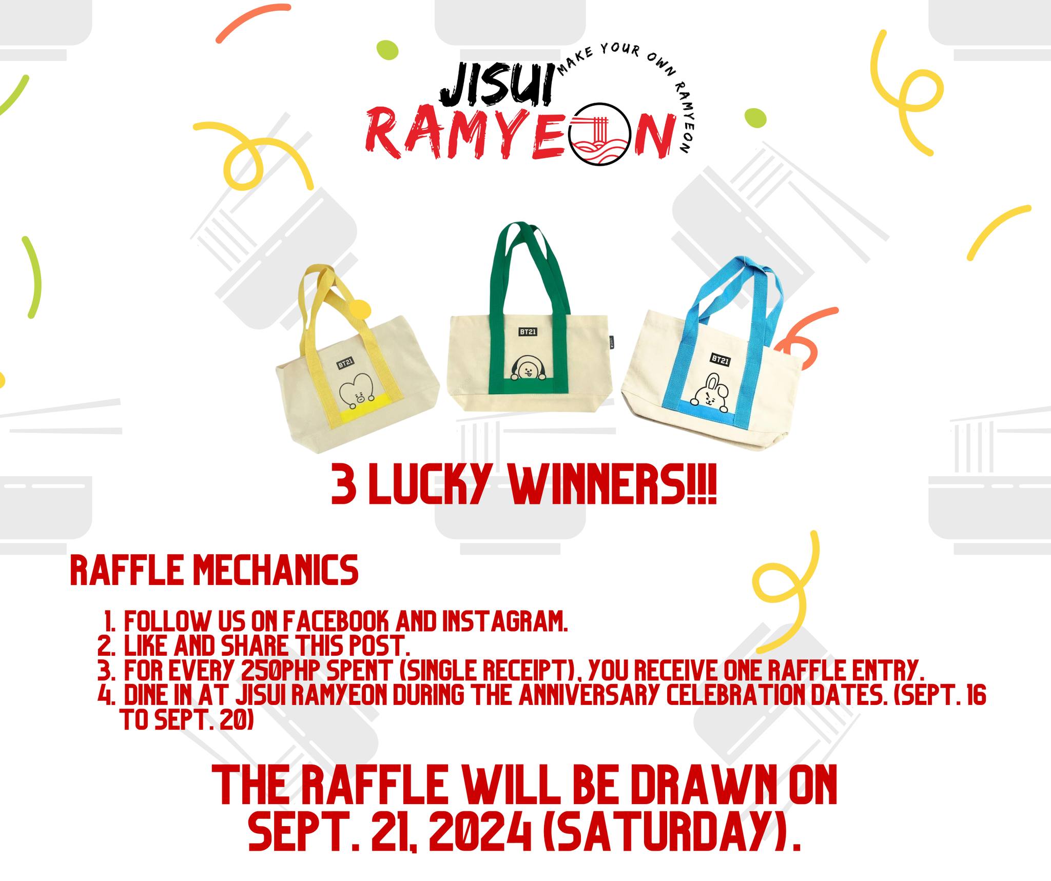Jisui Ramyeon - 🎉 Jisui Ramyeon's 1st Year Anniversary...
