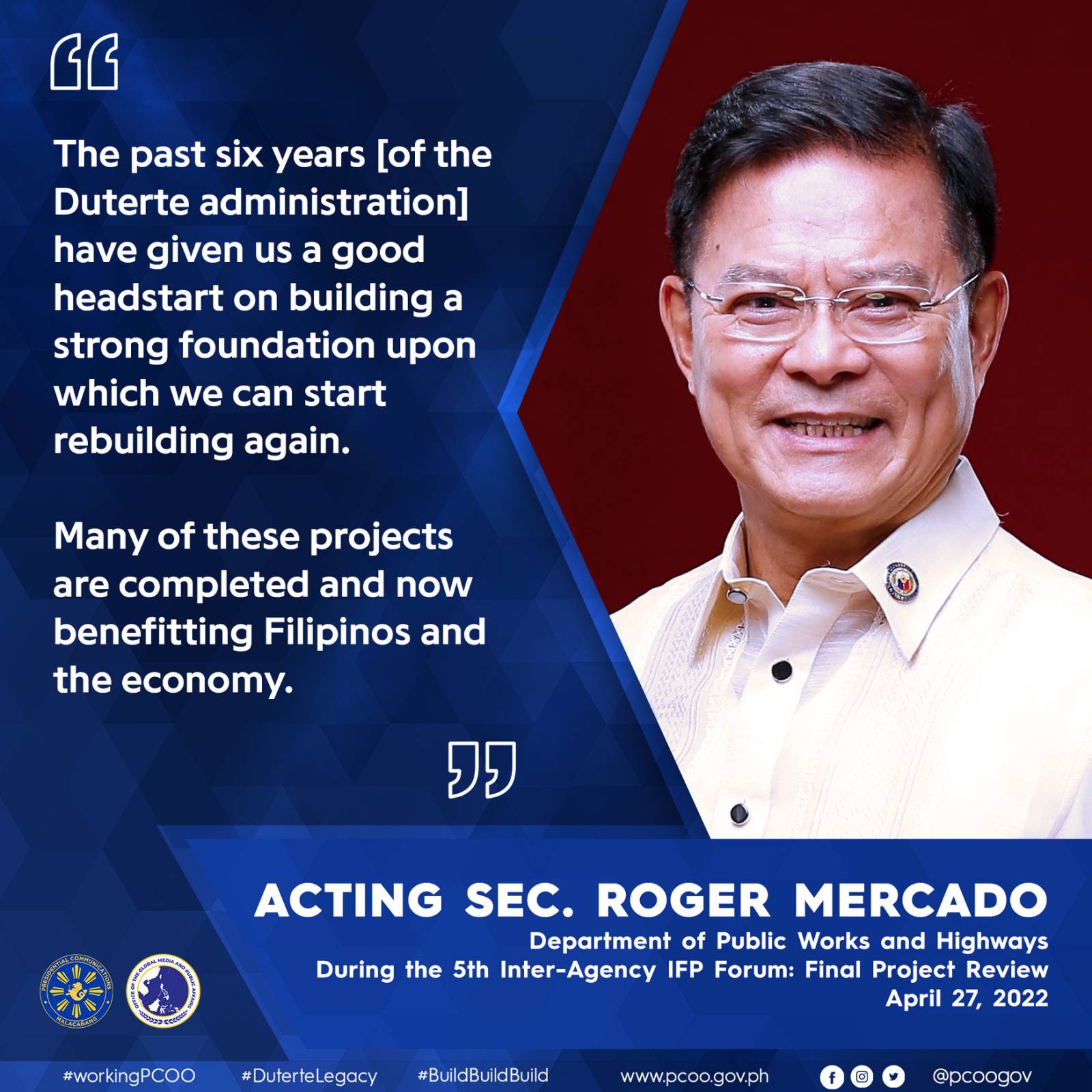 TINGNAN: Ayon kay... - Presidential Communications Office