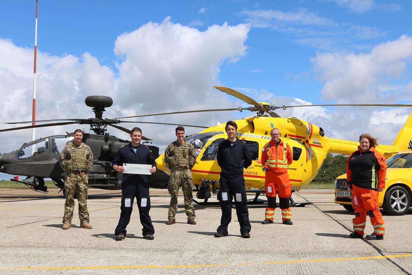 Army Air Corps Congratulations To 3 Regt Aac On Their Fantastic Endeavour To Raise Funds For East Anglian Air Ambulance Eaaa 17 Apache Pilots From 662 Sqn 3 Regt Aac Undertook army air corps congratulations to 3