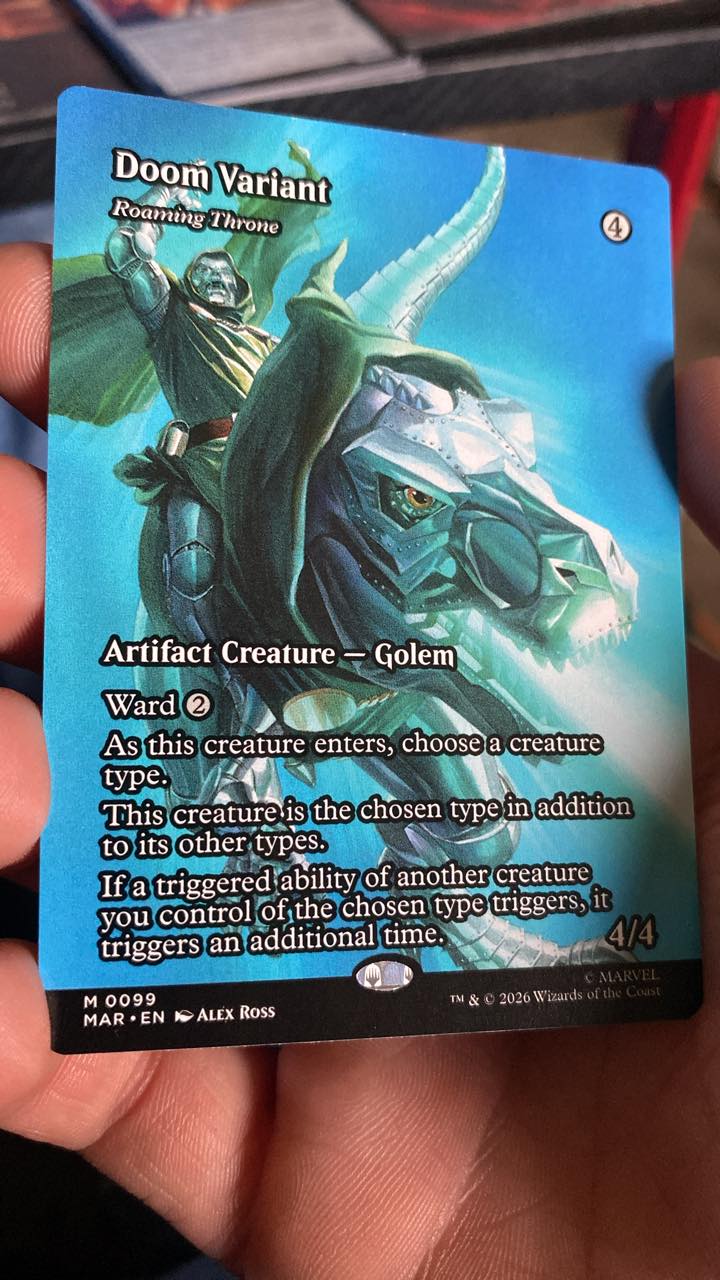 From a booster pack from Walmart
