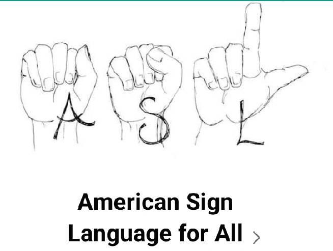 Sign language: My pride