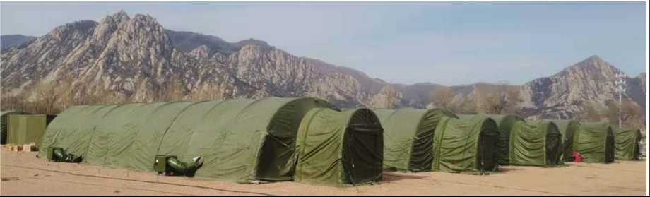 Inflatable tent (High Pressure air ribs & low pressure inflatable tent ...
