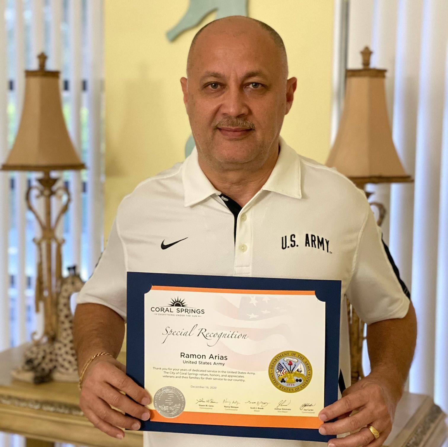 Coral Springs, Florida Government - #CSRecognition Thank you Ramon ...