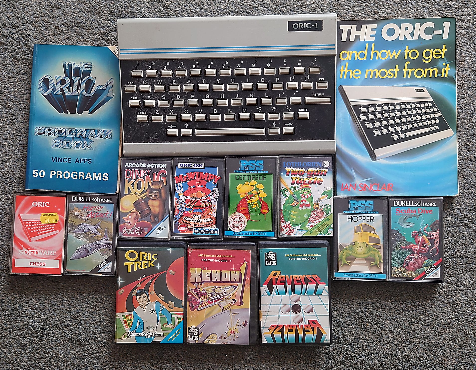 Early 80s home computer gaming history with ZX Spectrum and Oric-1