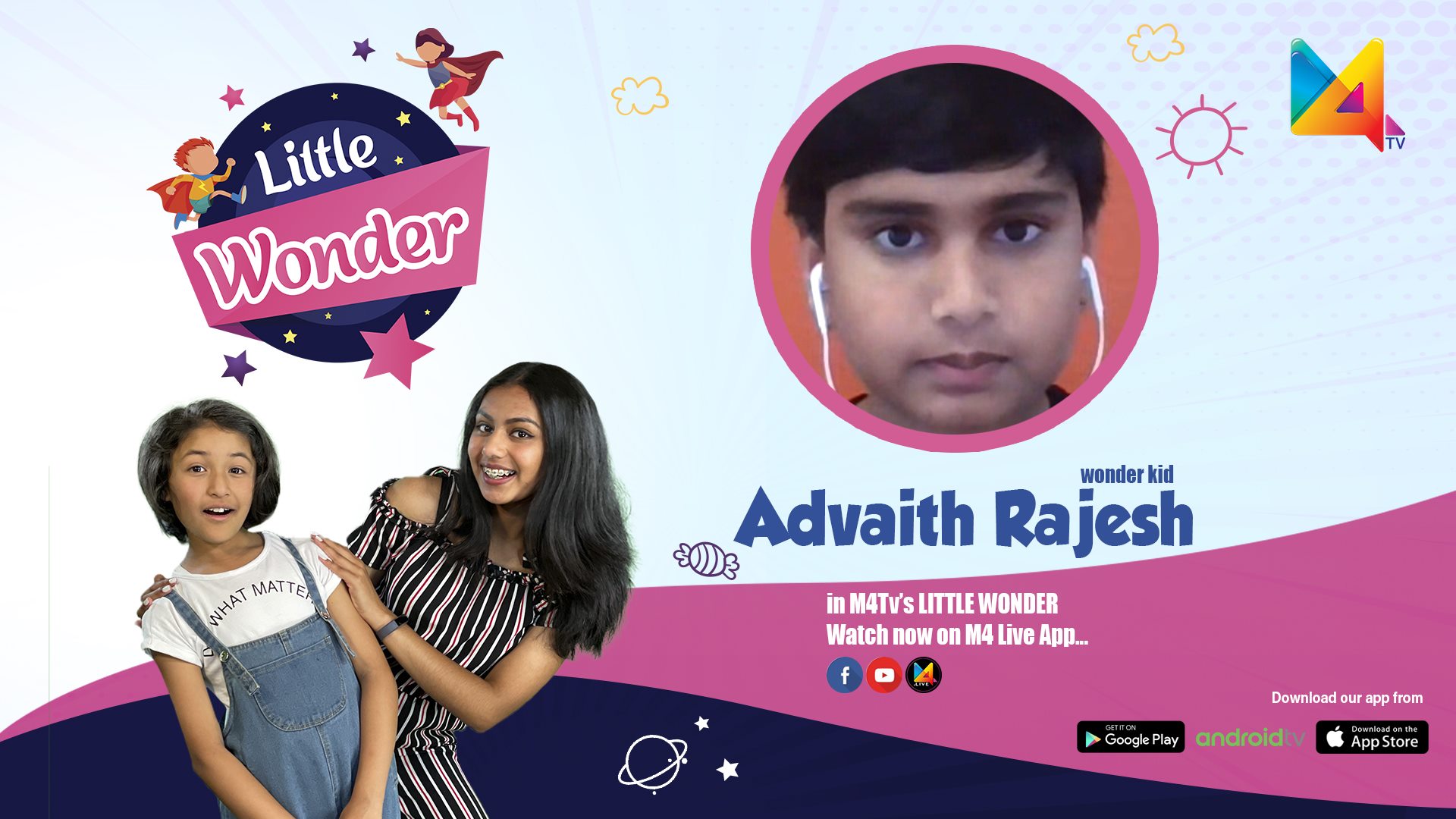 M4 TV Australia - Meet your Wonder Kid Advaith Rajesh. He... | Facebook