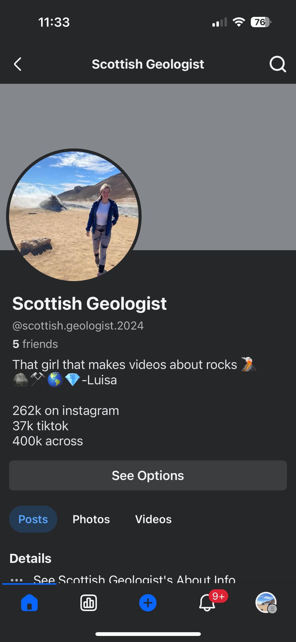 Another fake account - Scottish... - Scottish Geologist
