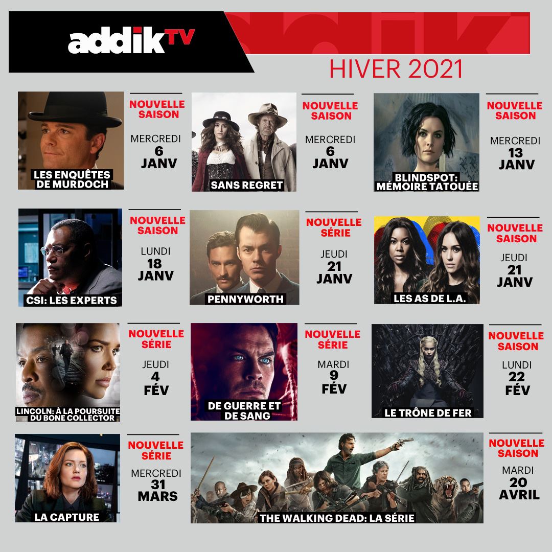 ADDIK - PROGRAMMATION | Découvrez toutes les nouveautés qui vous ...